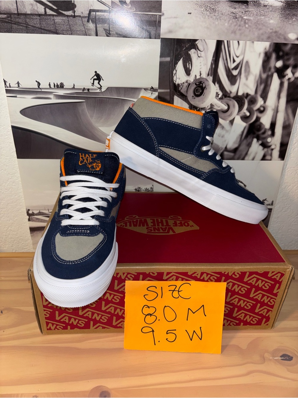 Vans Skate Half Cab sz 8.0 Men’s 9.5 Woman